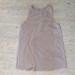 Light pink lululemon open back top